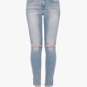 Anthropologie Joe's Jeans Skinny Jeans Flawless Icon Split distressed Light wash